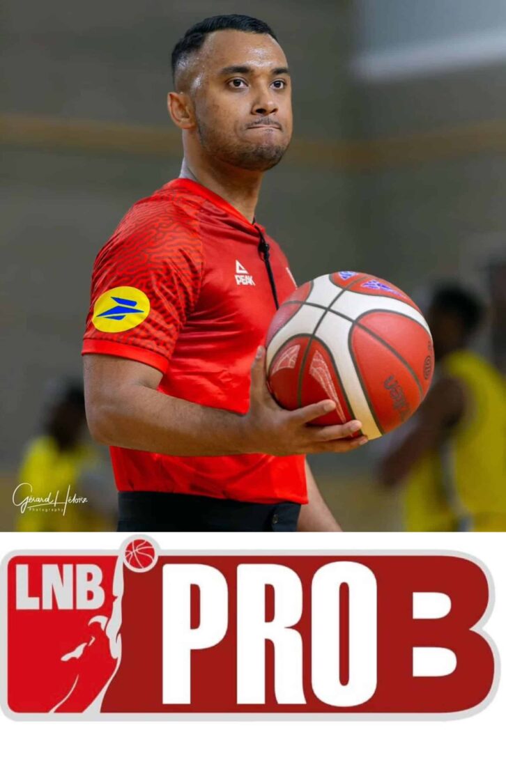 Image à la une de Basket – Arbitrage : Yann Vezo Davidson promu en Pro B