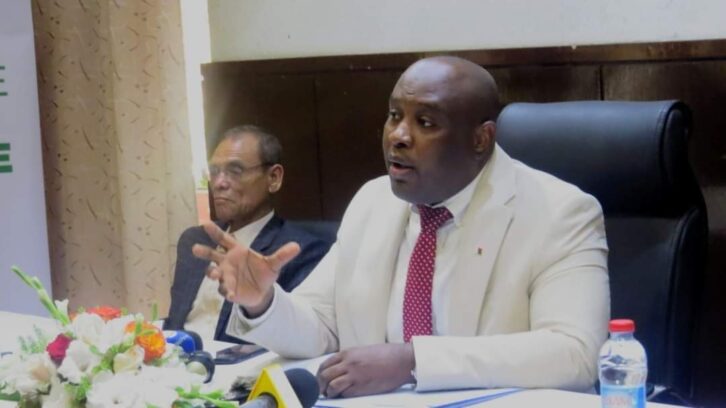 Image à la une de FOOTBALL – Un projet de stage au centre d’excellence Mohamed V au Maroc évoqué par le ministre  Abdulah Marson Moustapha