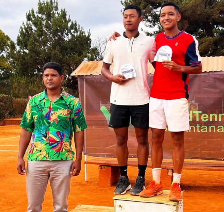 Image à la une de TENNIS – DOUBLE – Mahefa Rakotomalala et Mirija  Andriantefihasina s’imposent à Ilafy