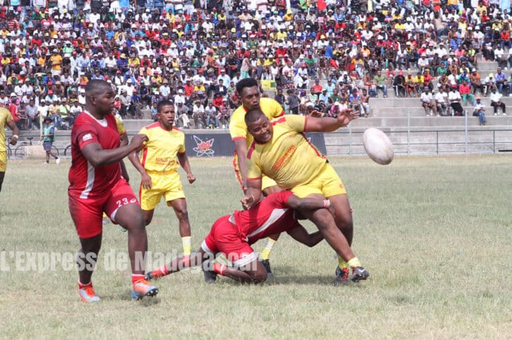 Image à la une de RUGBY À XV – TOP 12  – Les militaires de Cosfa dominent TF Anatihazo