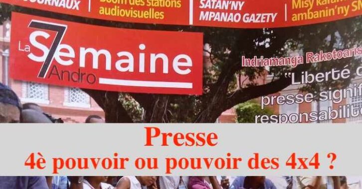 Image à la une de Presse 4è pouvoir ?