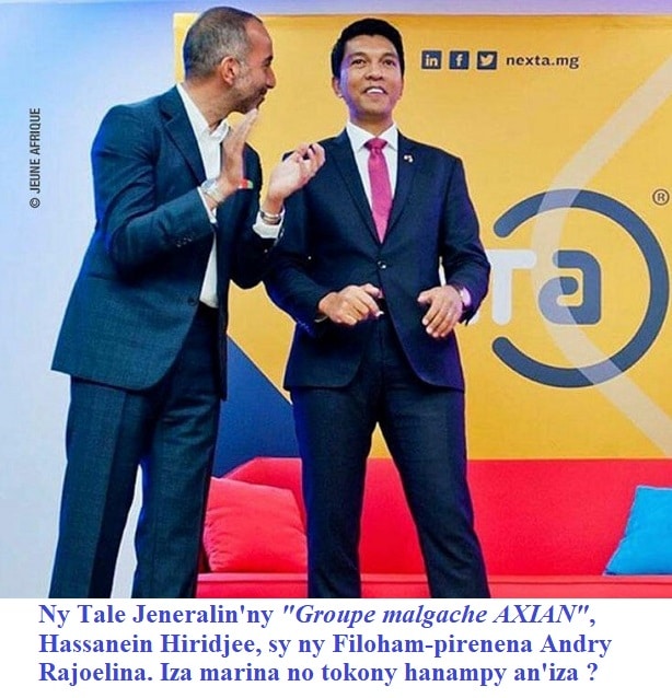 Image à la une de Madagasikara Herinaratra sy Rano. Miodikodina ny resaka satria miady irery ny Filoha Rajoelina, any ka…