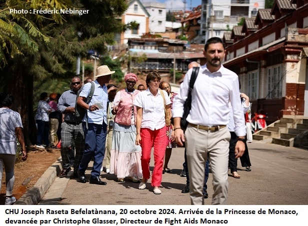 Image à la une de Madagascar. Stéphanie de Monaco en 3è visite, toujours en toute discrétion, en octobre 2024