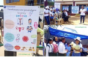 Image à la une de WMG Madagascar. Deux actions à l’EPP Imerinafovoany et au CEG Talamaty dans le cadre de l’éducation civique, sexuelle et de la prévention contre les MST destinées aux adolescents