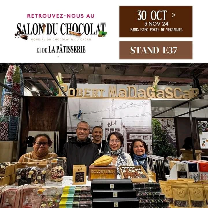 Image à la une de FILIERE CACAO —Le cacao malgache brille au Salon du Chocolat de Paris