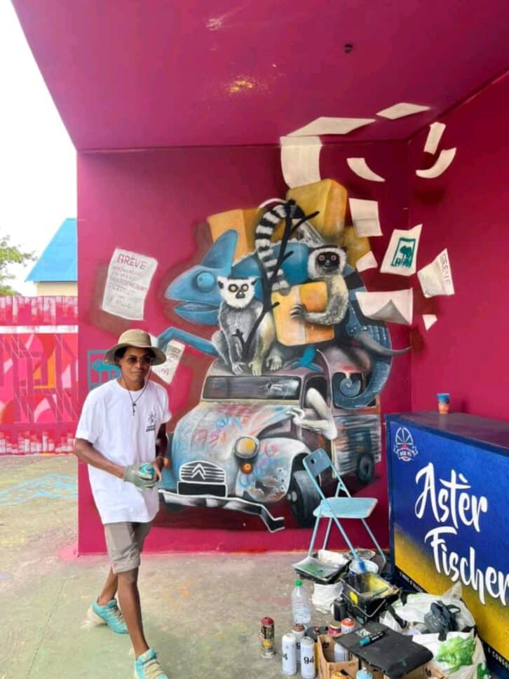 Image à la une de PEINTURE — Airjp Tagman prépare deux expositions à La Réunion