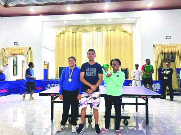 Image à la une de Tennis de table-Coupe de Madagascar  – Gracia, du club Challenger, survole les débats
