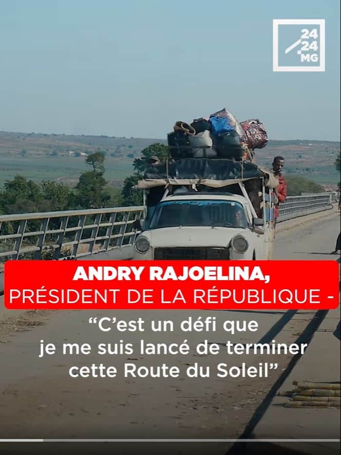 Image à la une de ANDRY RAJOELINA, PRÉSIDENT DE LA RÉPUBLIQUE – “C’est un défi que je me suis lancé de terminer cette Route du Soleil”