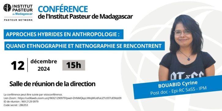 Image à la une de Conférence de l’Institut Pasteur de Madagascar : jeudi 12 décembre à 15h