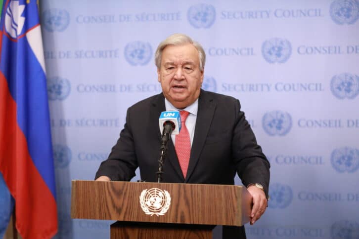 Image à la une de Antonio Guterres salue l’accord de cessez-le-feu conclu entre Israël et le Liban