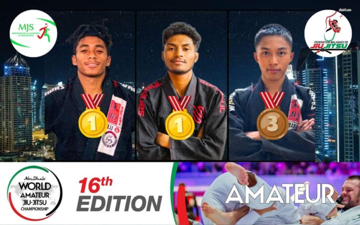 Image à la une de SPORTS – Deux titres de champions du monde de Jiu-jitsu pour Madagascar