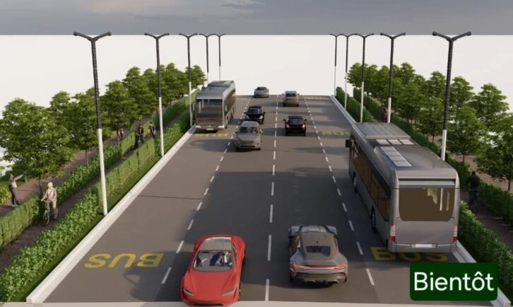 Image à la une de INFRASTRUCTURES   – La rocade Tsarasaotra-Ivato aménagée en quatre voies