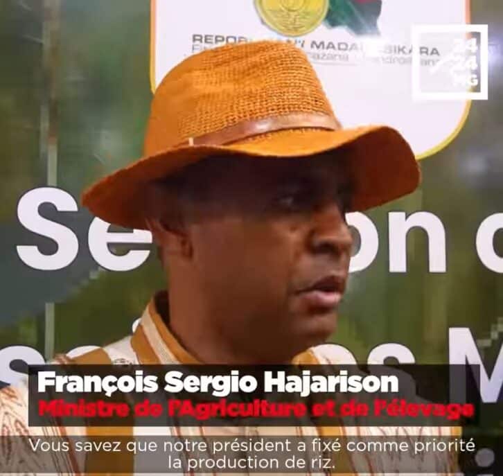 Image à la une de FRANCOIS SERGIO HAJARISON, MINISTRE DE L’AGRICULTURE ET DE L’ÉLEVAGE- “On doit aller vers l’intensification rizicole”