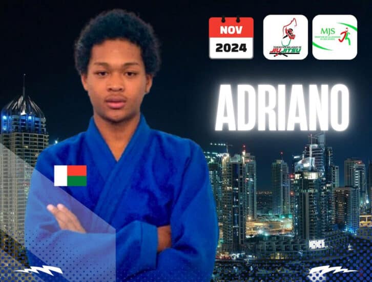 Image à la une de JIU-JITSU – MONDIAUX – Adriano éliminé d’entrée