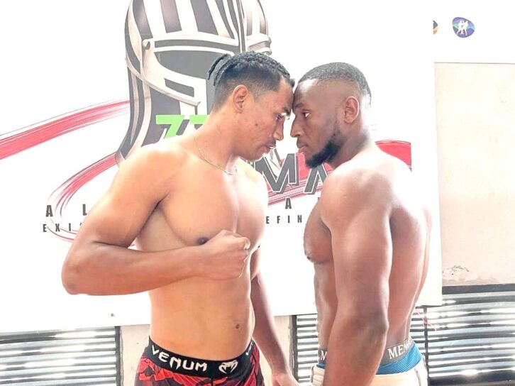 Image à la une de Pancrace – « The Fight Cage » : Rinho Razafinjato, battu par KO