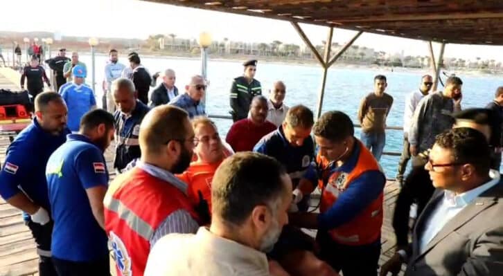 Image à la une de Egypte : Naufrage d’un bateau touristique en mer Rouge