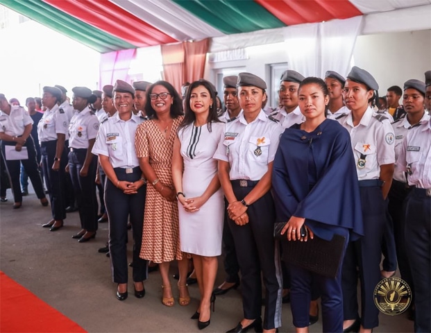 Image à la une de Lutte contre les violences – Mialy Rajoelina, reconnaissante envers la Brigade féminine de proximité !