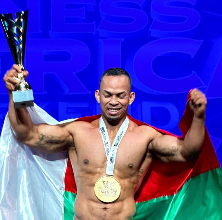 Image à la une de BODYBUILDING – MUSCLEMANIA  AMERICA –   Fitiavana Mickael au sommet