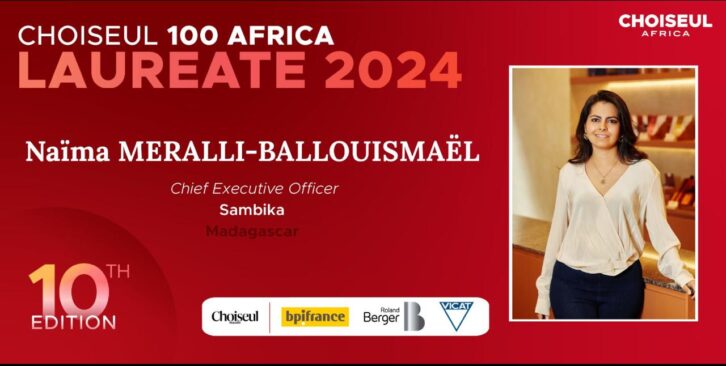 Image à la une de RECOMPENSE – Naima Meralli-Ballou Ismaël intègre le classement Choiseul Africa