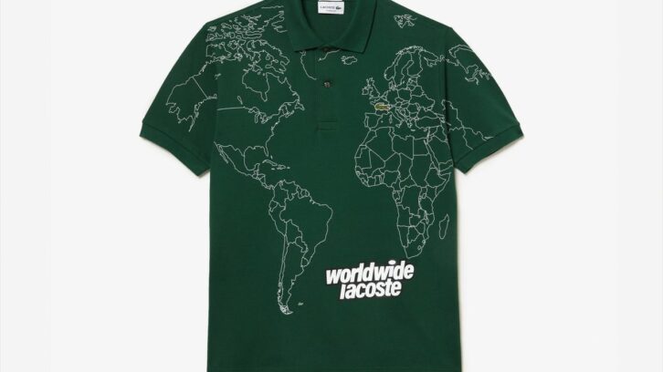 Image à la une de Un polo Lacoste orné d’une carte du monde où le Maroc est séparé du Sahara fait polémique