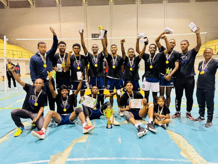 Image à la une de VOLLEYBALL – COUPE DE MADAGASCAR U23 – Gnvb réalise un joli doublé
