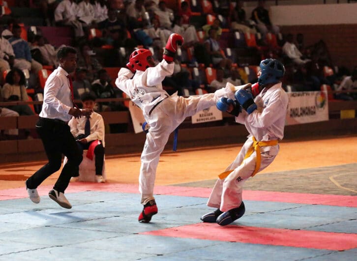 Image à la une de TAEKWONDO ITF – CHAMPIONNAT NATIONAL –  Les combattants d’Analamanga en démonstration