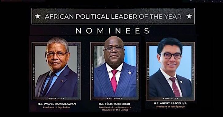 Image à la une de Andry Rajoelina concourt pour devenir « Leader politique africain de l’année »