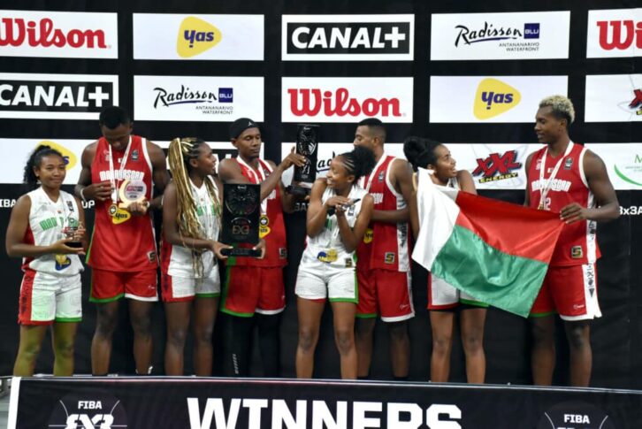 Image à la une de Basket – Africa Cup 3X3 : Les Ankoay, hommes et dames, sur le toit de l’Afrique