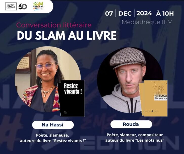 Image à la une de LITTERATURE – Passerelle entre slam et littérature, avec Na Hassi et Rouda à l’Institut Français de Madagascar