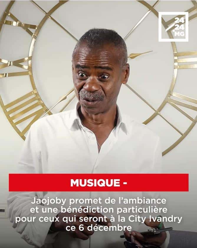 Image à la une de MUSIQUE – Jaojoby promet de l’ambiance et une bénédiction particulière pour ceux qui seront à la City Ivandry ce 6 décembre