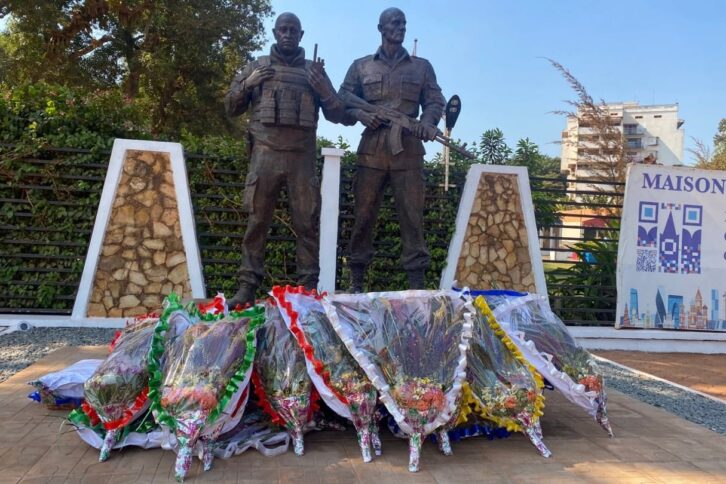 Image à la une de En Centrafrique, une statue d’Evgueni Prigojine inaugurée devant la Maison russe