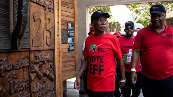 Image à la une de Afrique du Sud : Julius Malema joue sa survie en politique