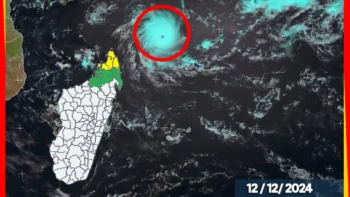 Image à la une de METEOROLOGIE – Le cyclone tropical intense Chido prévu transiter à environ 60 km au nord de cap d’Ambre vendredi soir
