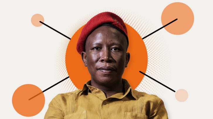 Image à la une de En Afrique du Sud, la nouvelle bande de Julius Malema