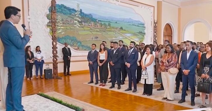 Image à la une de Rajoelina mise sur les jeunes entrepreneurs malgaches