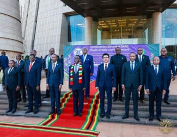 Image à la une de Sommet extraordinaire de la SADC – Le Président Rajoelina à Harare ce jour