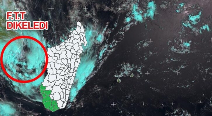 Image à la une de INTEMPERIES – Dikeledi ressort en mer après avoir touché le Mozambique et se déplace vers le Sud-Est du Canal du Mozambique