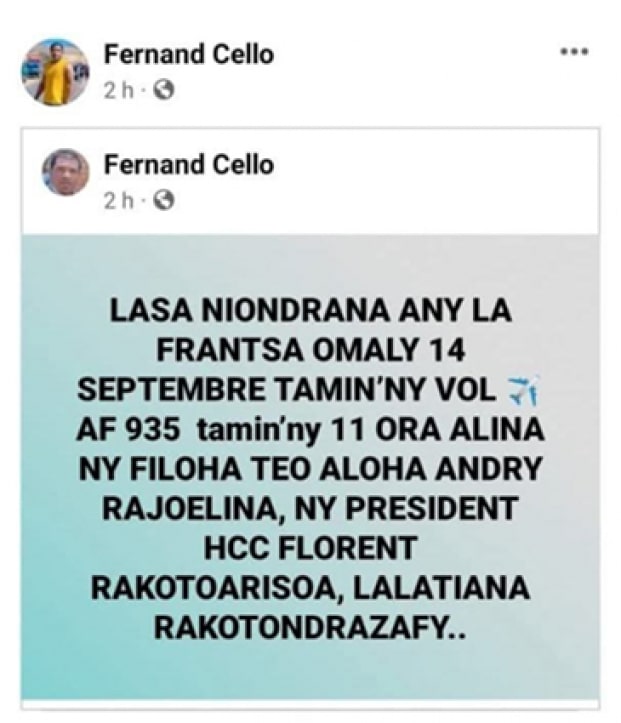 Image à la une de Fernand Cello – Poursuivi pour atteinte à la sûreté intérieure de l’Etat