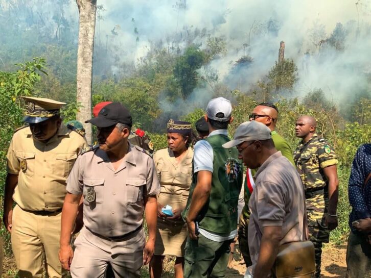 Image à la une de INCENDIE   –  Les feux s’étendent à Ranomafana
