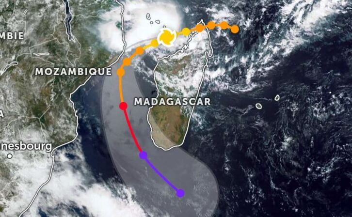 Image à la une de METEORE – Dikeledi prévu traverser le Canal du Mozambique du Nord au Sud