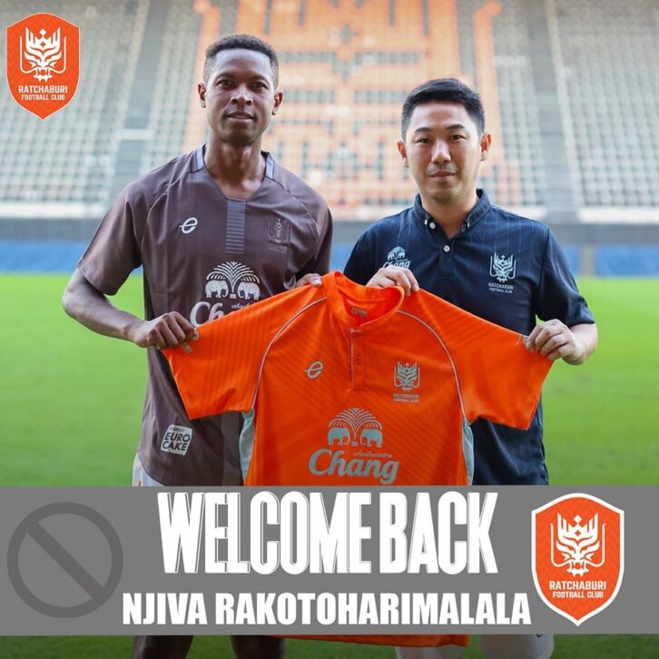 Image à la une de Football – Njiva Rakotoharimalala : Retour avec son ancien club Ratchaburi