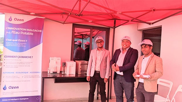 Image à la une de « OZEN » – Trois ingénieurs malagasy créent un générateur d’eau atmosphérique