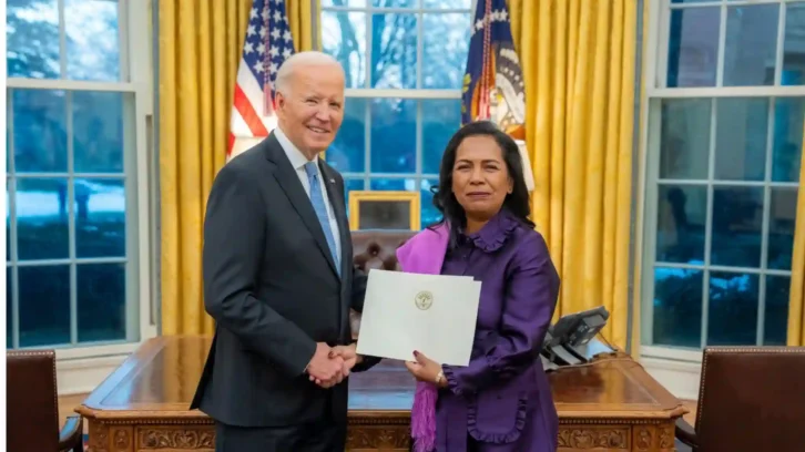 Image à la une de DIPLOMATIE – Lantosoa Rakotomalala présente ses lettres de créances à Joe Biden