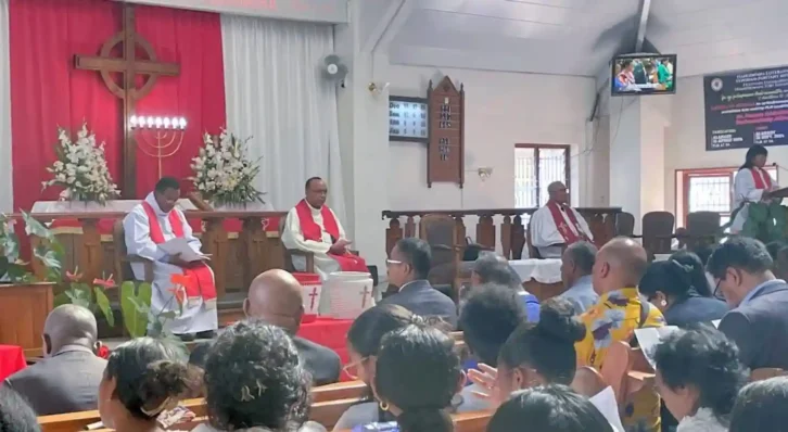 Image à la une de RELIGION – Monseigneur Jean De Dieu Raoelison, archevêque d’Antananarivo, prend les rênes du FFKM pour une année