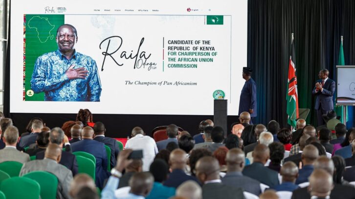 Image à la une de UA : l’intense lobbying des Kényans pour faire élire Raila Odinga