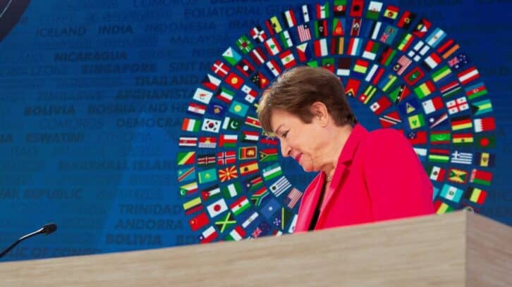 Image à la une de Kristalina Georgieva (FMI) : « Seule la croissance, et non l’emprunt, permettra aux pays africains de se développer »
