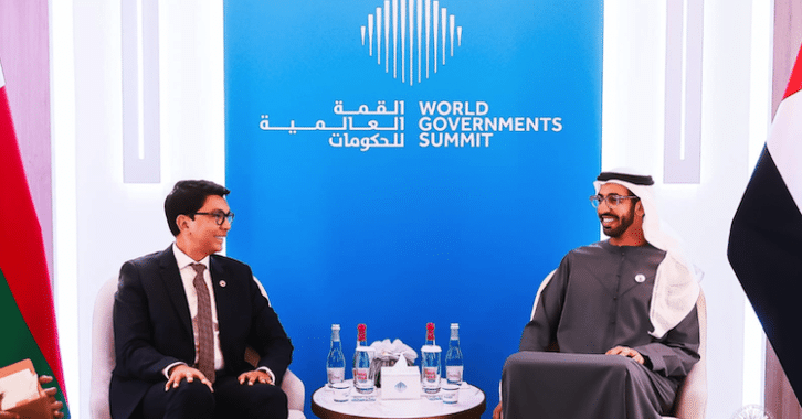 Image à la une de Andry Rajoelina au Sommet Mondial des gouvernements à Dubaï