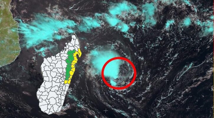 Image à la une de METEO – Alerte jaune cyclonique pour les régions d’Atsinanana, d’Ambatosoa, d’Analanjirofo et pour le district d’Antalaha
