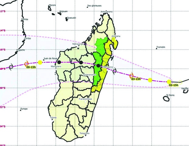 Image à la une de Tempête tropicale Faida – Atterrissage sur la côte Est, mardi prochain