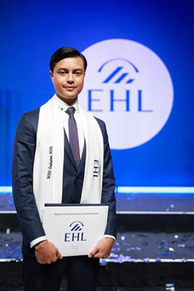 Image à la une de École hôtelière de Lausanne – Arena Rajoelina fait la fierté de ses parents
